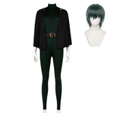 Maki Zenin Black Green Jumpsuit Set Outfits Cosplay Costume Halloween Suit