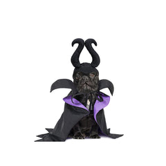 Maleficent Dark Fairy Black Pet Dogs Outfits Cosplay Costume Halloween Suit