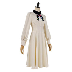 Marriagetoxin (2026) Mei Kinosaki Beige Dress Set Outfits Cosplay Costume