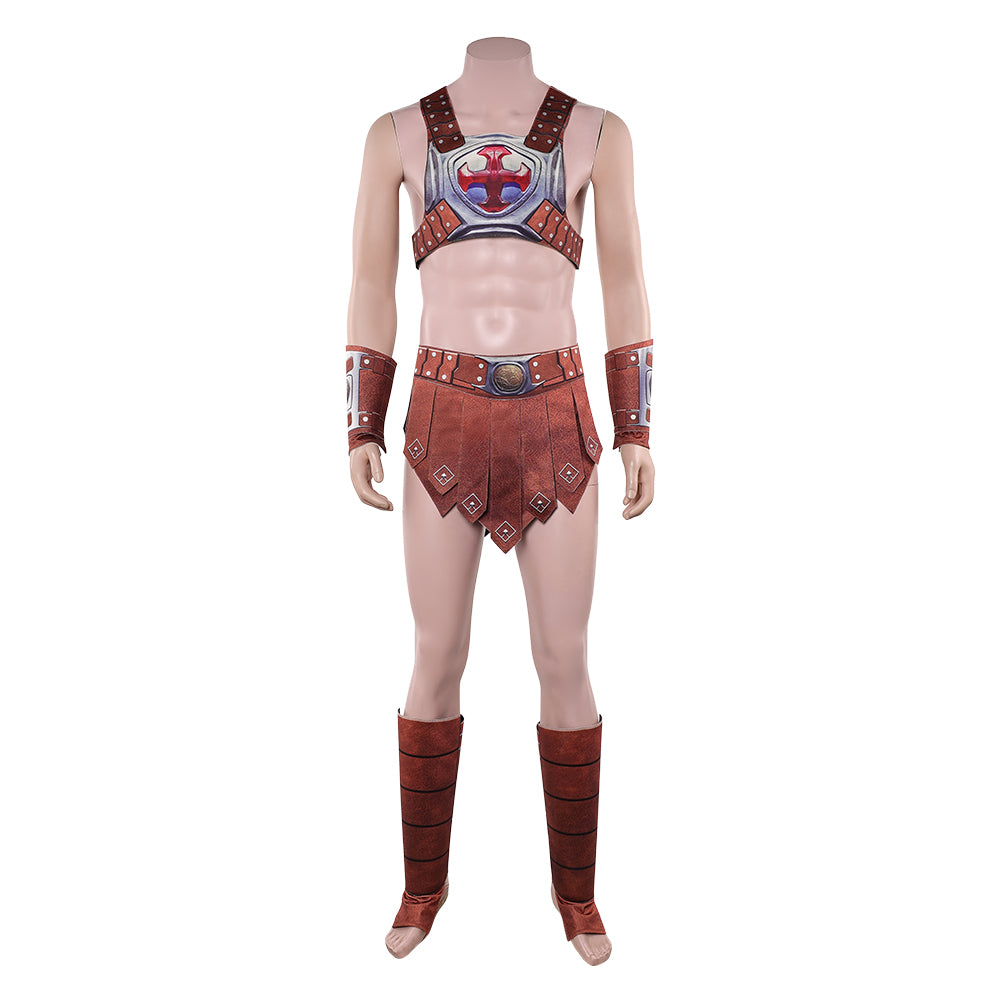 Masters Of The Universe (2026) He-Man Brown Leather Set Outfits Cosplay Costume