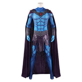 Masters Of The Universe (2026) Skeletor Blue Jumpsuit Cloak Set Outfits Cosplay Costume