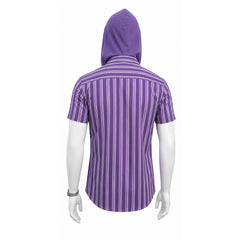 Masters Of The Universe (2026) Skeletor Purple Striped Shirt Set Outfits Cosplay Costume