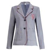 Matilda The Musical School Uniform Gray Jacket Outfits Halloween Cosplay Costume