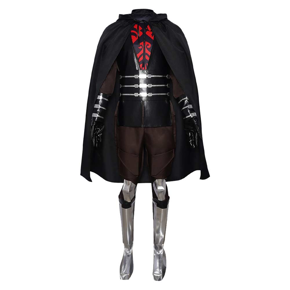 Maul Shadow Lord (2026) Maul Black Red Cloak Full Set Outfits Cosplay Costume
