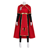Medieval Priest Nun Red Cloak Set Outfits Cosplay Costume Halloween Suit