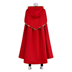 Medieval Priest Nun Red Cloak Set Outfits Cosplay Costume Halloween Suit