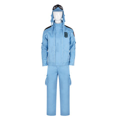 Mickey 17 (2025) Mickey Blue Uniform Set Outfits Cosplay Costume
