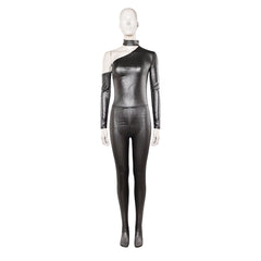 Mira Black Jumpsuit Long Coat Set Outfits Cosplay Costume Halloween Suit