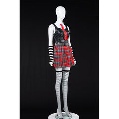 Misa Amane Black Top Red Skirt Set Outfits Cosplay Costume Carnival Suit