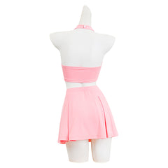 Misa Amane Pink Top Skirt Set Outfits Cosplay Costume Carnival Suit