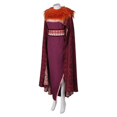 Moana 2 (2024) Matangi Purple Dress Set Outfits Cosplay Costume  