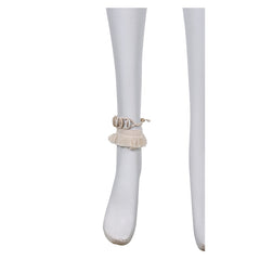 Moana 2 (2024) Moana White Tassel Shell Anklets Ankle Bracelet Cosplay Accessories Props