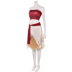 Moana (2026) Moana Red Top Skirt Set Outfits Cosplay Costume