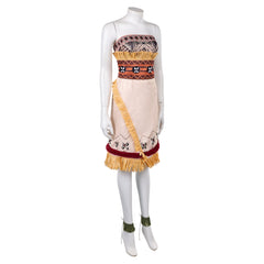 Moana (2026) Moana Yellow Dress Set Outfits Halloween Cosplay Costume