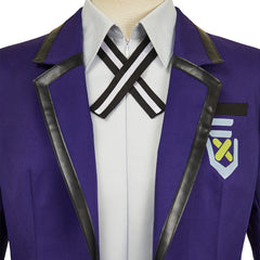 Mobile Suit Gundam GQuuuuuuX (2025) Nyaan Purple Uniform Skirt Outfits Cosplay Costume