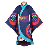 Mononoke: Karakasa Kusuriuri Blue Kimono Set Outfits Cosplay Costume