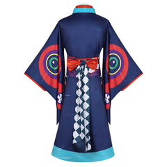 Mononoke: Karakasa Kusuriuri Blue Kimono Set Outfits Cosplay Costume