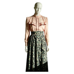 Monster: The Lizzie Borden Story (2026) Lizzie Pink Green Skirt Set Outfits Cosplay Costume