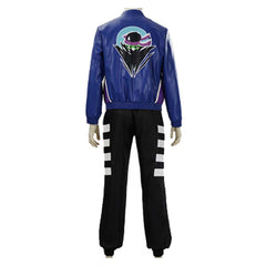 Mortal Kombat 11 Johnny Cage Young Blue Jacket Set Outfits Cosplay Costume