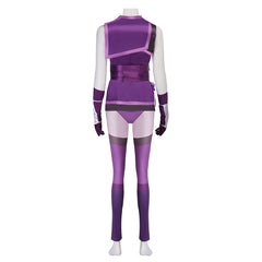 Mortal Kombat 11 Mileena Purple Set Outfits Cosplay Costume Halloween Suit