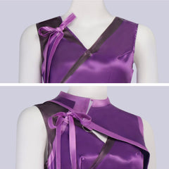 Mortal Kombat 11 Mileena Purple Set Outfits Cosplay Costume Halloween Suit