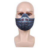 Mortal Kombat II (2025) Scorpion Black Face Mask Cosplay Accessories Props