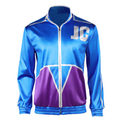 Mortal Kombat II (2026) Johnny Cage Blue Zipper Jacket Outfits Cosplay Costume