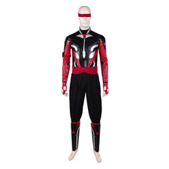 Mortal Kombat II (2026) Kenshi Red Set Outfits Cosplay Costume Halloween Suit
