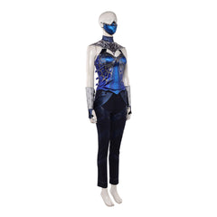 Mortal Kombat II (2026) Kitana Blue Black Set Outfits Cosplay Costume