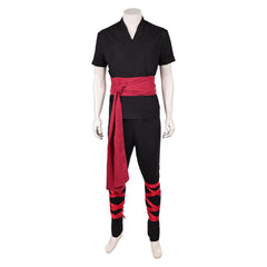 Mortal Kombat II (2026) Liu Kang Black Kung Fu Set Outfits Cosplay Costume