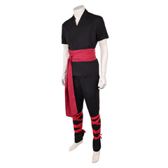 Mortal Kombat II (2026) Liu Kang Black Kung Fu Set Outfits Cosplay Costume