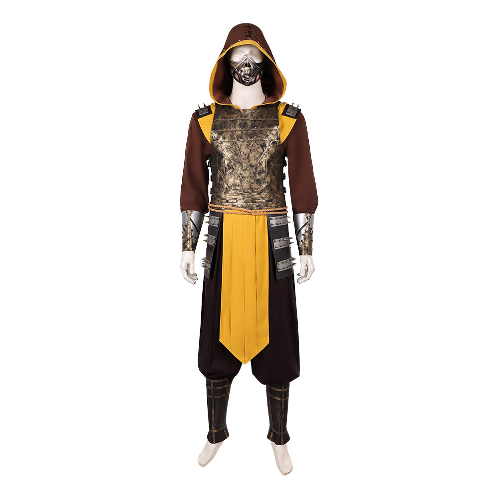 Mortal Kombat II (2026) Scorpion Yellow Armor Full Set Outfits Cosplay Costume