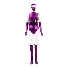 Mortal Kombat Mileena Klassic Purple Bodysuit Set Outfits Cosplay Costume