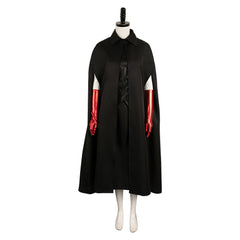 Movie Beetlejuice 2 (2024) Delia Deetz Black Outfits Cosplay Costume Halloween Carnival Suit