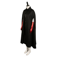 Movie Beetlejuice 2 (2024) Delia Deetz Black Outfits Cosplay Costume Halloween Carnival Suit