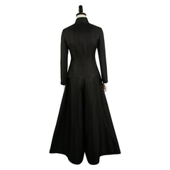 Movie Beetlejuice 2 (2024) Lydia Black Dress Cosplay Costume Outfits Halloween Carnival Suit