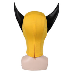 Movie Deadpool & Wolverine (2024) Wolverine Yellow Mask Cosplay Helmet Masquerade Halloween Party Props