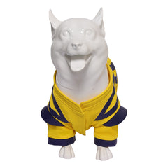 Movie Deadpool & Wolverine (2024) Wolverine Yellow Pet Dogs Cosplay Costume Outfits Halloween Carnival Suit