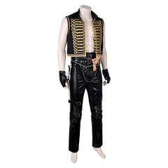 Movie Furiosa: A Mad Max Saga (2024) Dementus Black Outfits Cosplay Costume Halloween Carnival Suit