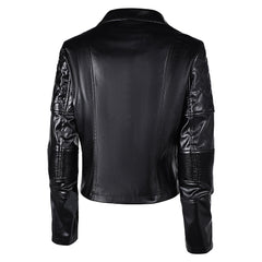 Movie Furiosa: A Mad Max Saga (2024) Furiosa Black Jacket Coat Outfits Cosplay Costume Halloween Carnival Suit