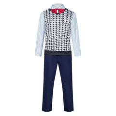 Movie Inside Out 2 (2024) Fear White Shirt Outfits Cosplay Costume Halloween Carnival Suit