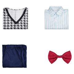 Movie Inside Out 2 (2024) Fear White Shirt Outfits Cosplay Costume Halloween Carnival Suit