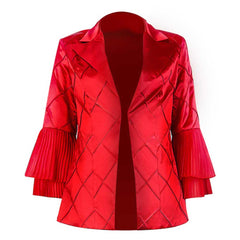 Movie Joker 2 (2024) Harley Quinn Red Suit Coat Cosplay Costume Outfits Halloween Carnival