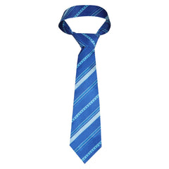 Movie Joker 2 Joker: Folie à Deux (2024) Joker Blue Tie Necktie Suit Matching Cosplay Halloween Carnival Accessories Props