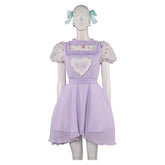 Movie K-12 Cry Baby Purple Dress Outfits Cosplay Costume Halloween Carnival Suit