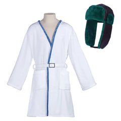 Movie National Lampoon's Vacation Cousin Eddie Robe White Outfits Cosplay Costume Halloween Carnival Suit