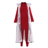 Movie Princess Leia Red Outfits Cosplay Costume Halloween Carnival Suit