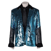 Movie Rite Here Rite Now (2024) Ghost Blue Jacket Shirt Outfits Cosplay Costume Halloween Carnival Suit