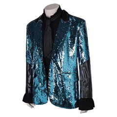 Movie Rite Here Rite Now (2024) Ghost Blue Jacket Shirt Outfits Cosplay Costume Halloween Carnival Suit