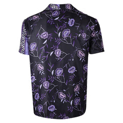 Movie Road House (2024) Knox Purple Shirt Outfits Cosplay Costume Halloween Carnival Suit